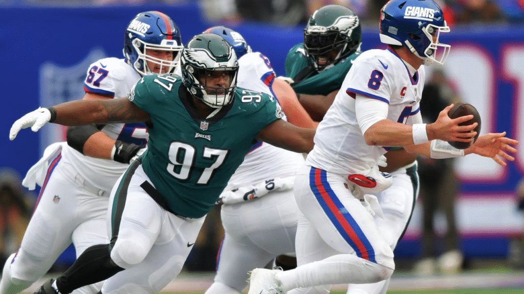 philadelphia eagles vs new york giants match player stats