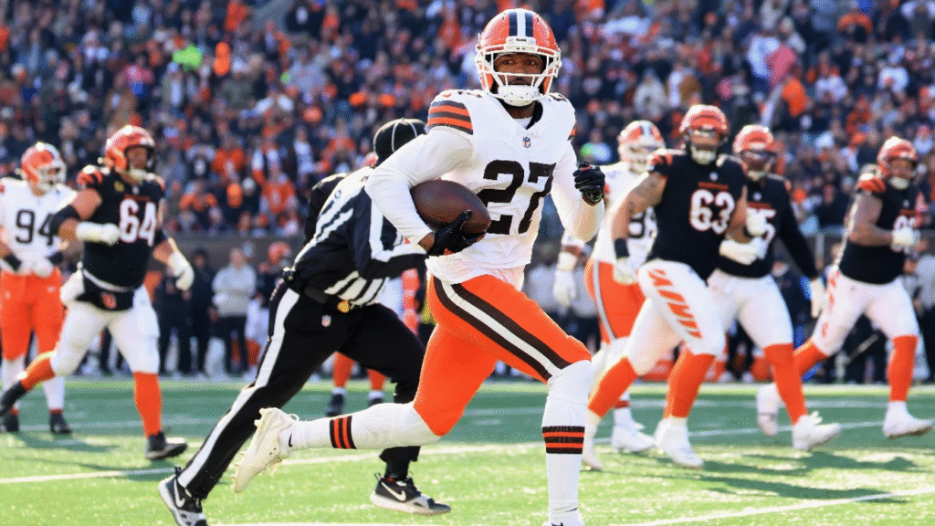 Cleveland Browns vs Bengals Match Player Stats