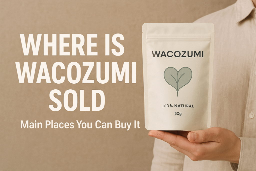 Where Is Wacozumi Sold?
